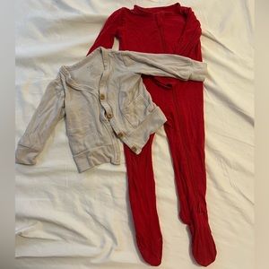 Kyte Baby Footie Pjs and Cardigan Bundle